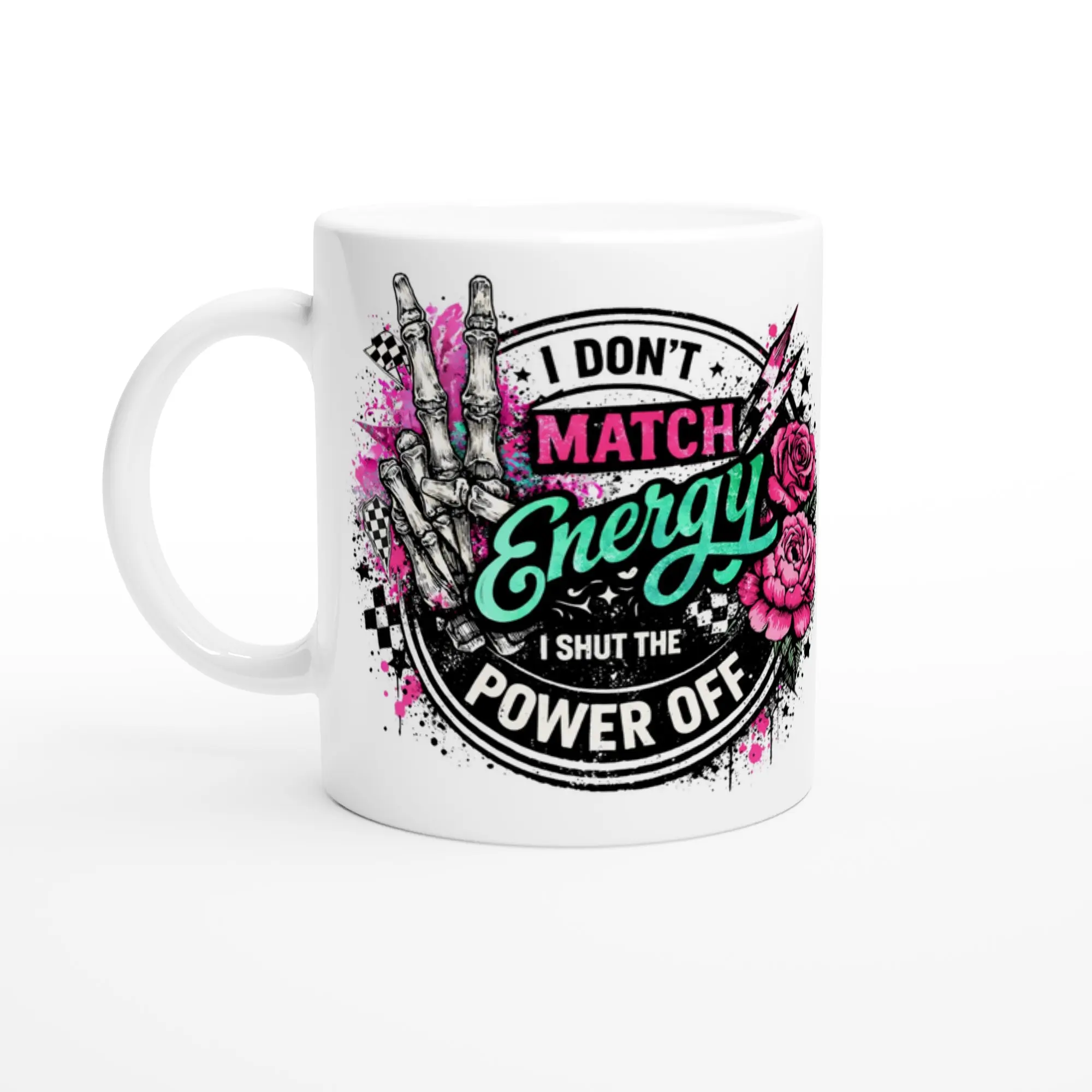 The Coffee Funny Skeleton Tarot Mug Gifts for Women Men - Novelty Cute Skull Gift for Coffee Lover - Goth Spooky Witch Witchy
