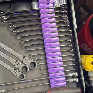 Wrench Organizer Metric Or SAE | Toolbox Insert for Combination Wrenches | Drawer Tool Storage