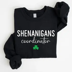 Shenanigans Coordinator, Funny, St Patrick's Day Sweatshirt