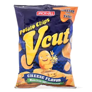 Jack 'N Jill Vcut Potato Chips, Cheese Flavor 60 g Jack 'N Jill Vcut Potato Chips, Cheese Flavor 60 g