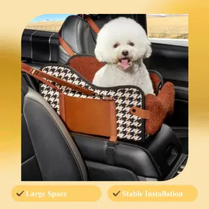 TKYZ Center Console Dog Car SeatPet Puppy Car SeatMiddle Console Dog Car Seat for Small DogsCat Car Seat
