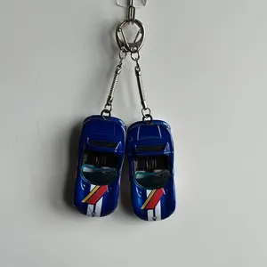 Double Dodge Viper Car Keychain for Couples