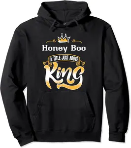 Funny Gift for Honey Bear Title Above King Bestseller Pullover Hoodie - Matthewgol Shop 87B0BR9XBJFF