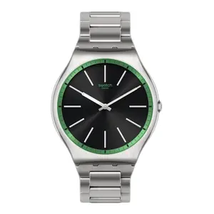Swatch Men's The May Black Dial Watch - SSO7S128G
