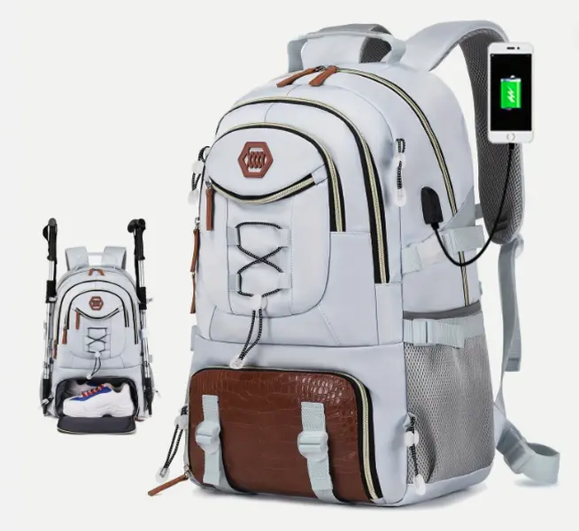 Mountaineering Bag Backpack 2022 New Canvas Large Capacity High School Backpack