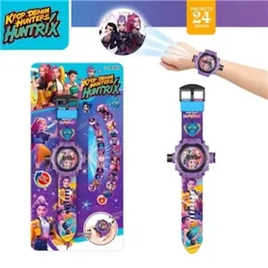 New Arrival Hunter Witch Projection Watch 24 Images, Electronic Glowing Toy, Rumi Zoey Mira Girl Party Surprise Gift