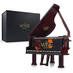 Piano Shaped Whiskey & Wine Decanter - 25OZ Pianist Instrument Unique Decanter Set with Beautiful Gift Box, Gift for Instrumentalist, Music Lover, Orchestra, Musicals, Broad Way Keyboard Enthusiasts