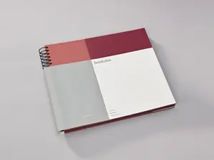 A Natural Affair Color Block Spiral Scrapbook - Blossom