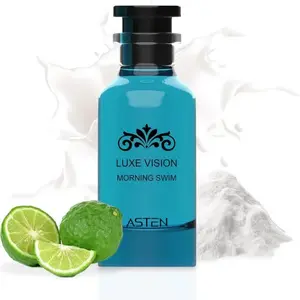 ASTEN Luxe Vision Morning Swim EDP 100Ml - Citrus & Spice Fragrance with Bergamot Mandarin Orange Ginger Ambergris for Revitalization