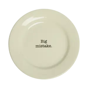 Interventionware - Big Mistake Plate (8 1/2")