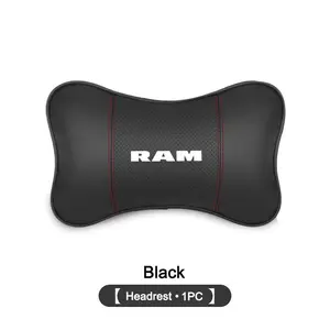 1pcs Car Headrest Auto Breathable Seat Neck Pillow, Comfortable Accessory for Dodge Durango RAM 1500 Charger Caliber Journey Demon