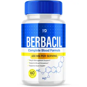 Berbacil Capsules Promotes balanced blood sugar and pressure 60 Capsules