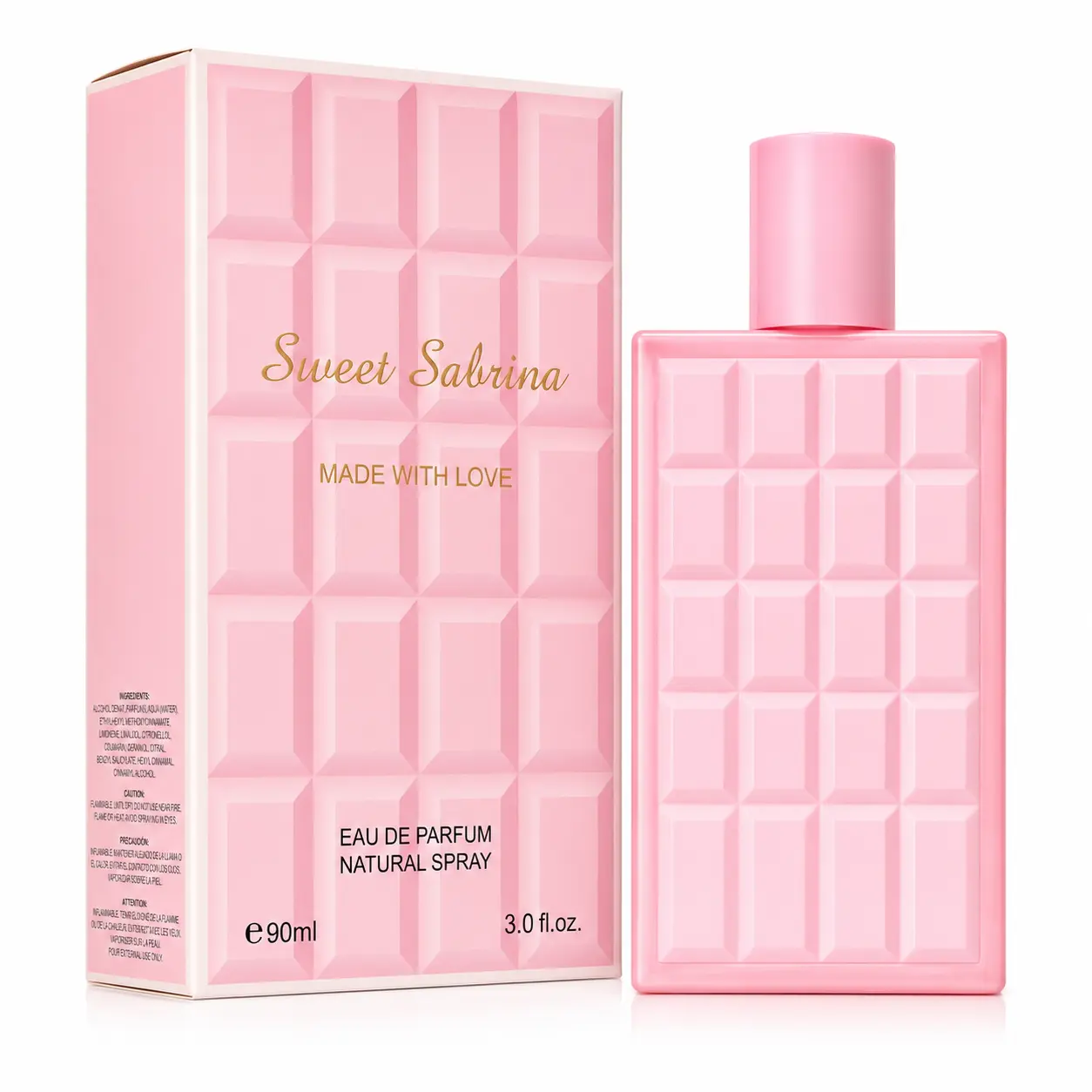 Sweet Sabrina Eau De Parfum for Women 90ml (3.0 Fl Oz) – Sweet Floral Fruity Perfume for Women – Long Lasting Feminine Fragrance Spray