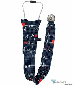 Stethoscope Cover – Stylish and Durable - Heartbeats on Navy
