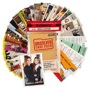 Angela Jussi Detective Game Mystery Archive, Cold Case Murder Suspense Game, Crime Scene, Crime Scene Investigation, Suitable for 14+ Players, Family Fun Game, Group Activity, Game Night, Perfect for Parties & Holidays