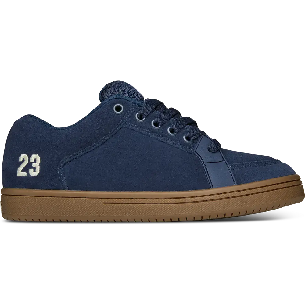 etnies Sal 23 OG Navy Suede Skateboarding Shoes - 90s Pro Model for Skaters, with All-Season Comfort and Lace Closure