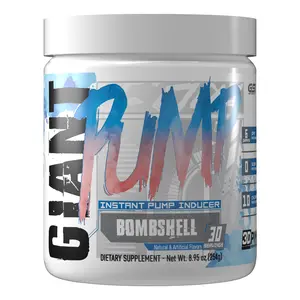 Giant Edg3 Series Pump, Featuring Patented 3D-Pump Breakthrough, Caffeine Free Pre Workout Powder, 30 Servings Healthcare Supplement