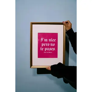 NO TE PASES MINI POSTER