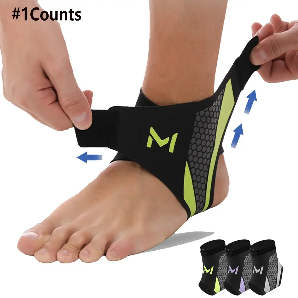 1PCS Ankle Brace & Elastic Supports for Men & Women, Ankle Support Ankle Protective Compression Sleeve, Ankle Wrap Ankle Sleeve Ankle Brace for Workout, Ankle Compression Cuff