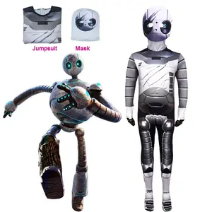 The Wild Robot Costume Kid Adult Rozzum 7134 Cosplay Bodysuit Women Men Birthday Party Halloween Cosplay Anime Cartoon Jumpsuit
