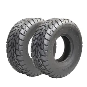 Set of 2 ATV Tires All-Terrain Tires 16x8-7 4PR ATV UTV Trail Sand Mud Off-Road Tires Tubeless, Black