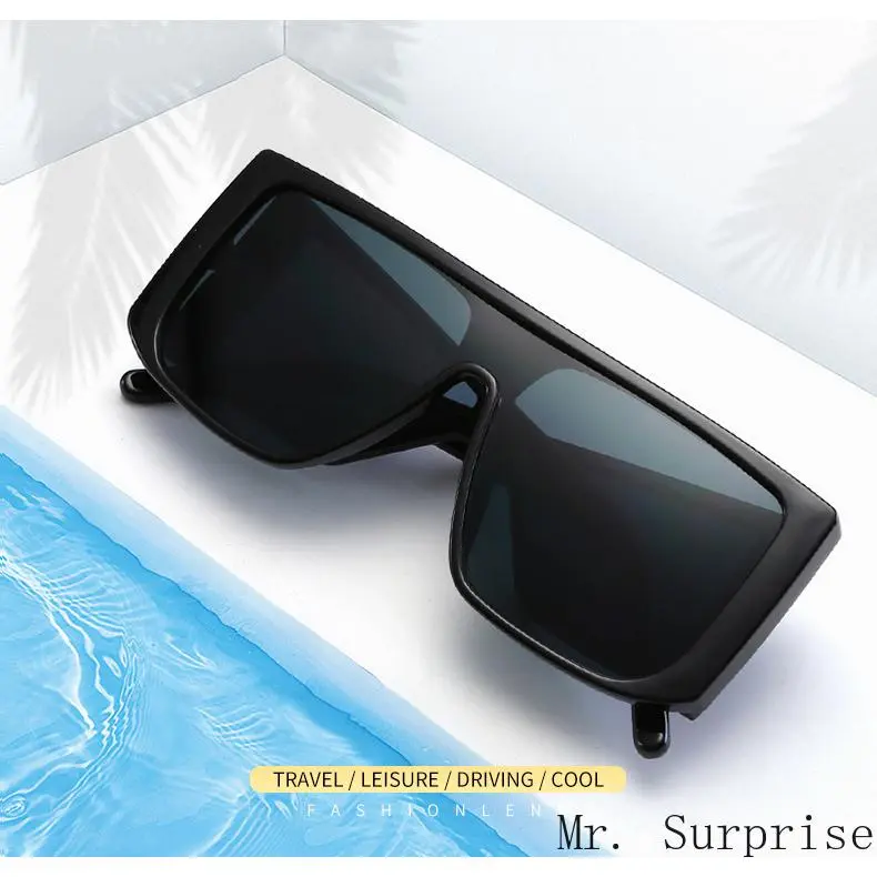 Retro Vintage 70s A-Frame Aesthetic Anti-Light Men's Sunglasses - Unisex, UV Protection Lens, Night Driving, Alternative Style, Automotive Style, Outdoor Fashion Eyewear (Wholesale), Alternative Style Men's Sunglasses