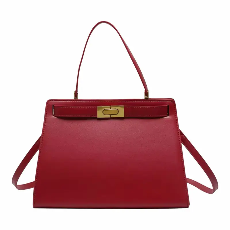 The Sofia Bag | Elegant Vegan Leather Top Handle Shoulder Bag for Women | Crossbody Purse with Gold Hardware