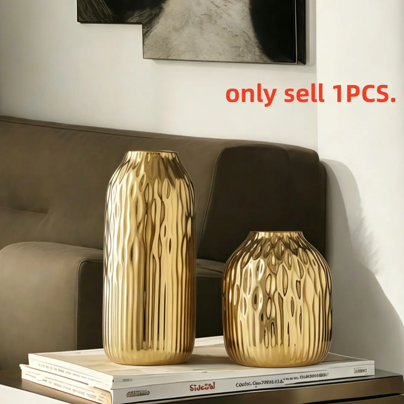 Elegant Ceramic Decorative Vase, High-End Texture Design, Perfect for Dried or Fresh Flowers, Stylish Home Decor Item