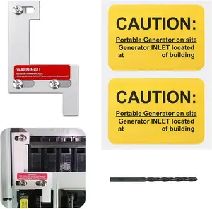 Generator Interlock Kit Compatible with ITE, Gould, , Siemens, and Thomas and Betts, 150 or 200 amp panels, 1 1/4 Inch Spacing between main and generator breaker