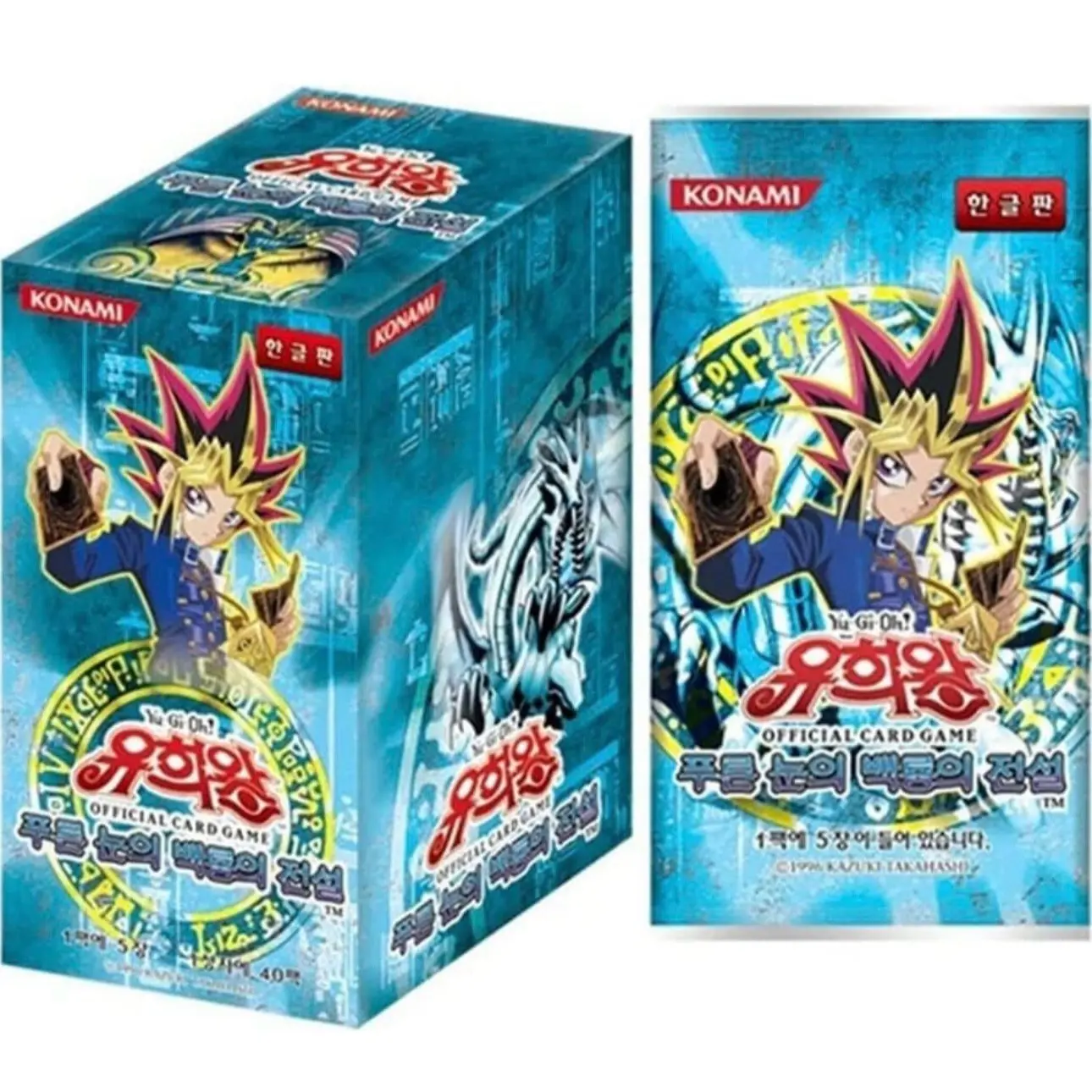 legend of blue eyes white dragon booster box Yugioh Cards Legend of Blue Eyes White Dragon Booster Box LOB-K Korean –  Pokioh main image 0