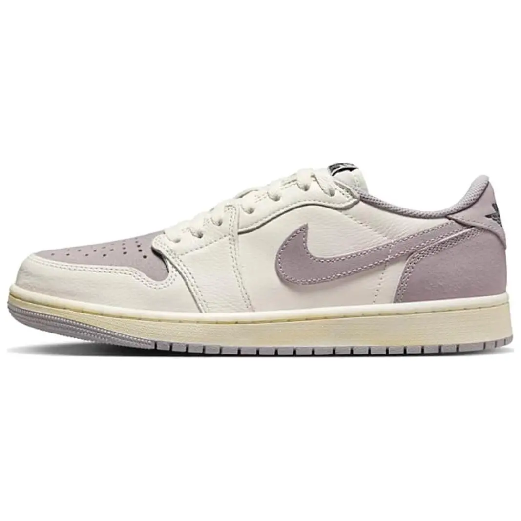Jordan 1 Retro Low OG Atmosphere Grey Basketball Shoes Unisex CZ0790-101