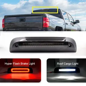 Smoke LED 3rd Third Brake Light Cargo Lamp For 14-18 Chevy Silverado 1500 2500 3500HD