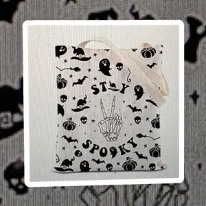 Spooky Season Shoulder Bag Halloween Party Tote Bag
