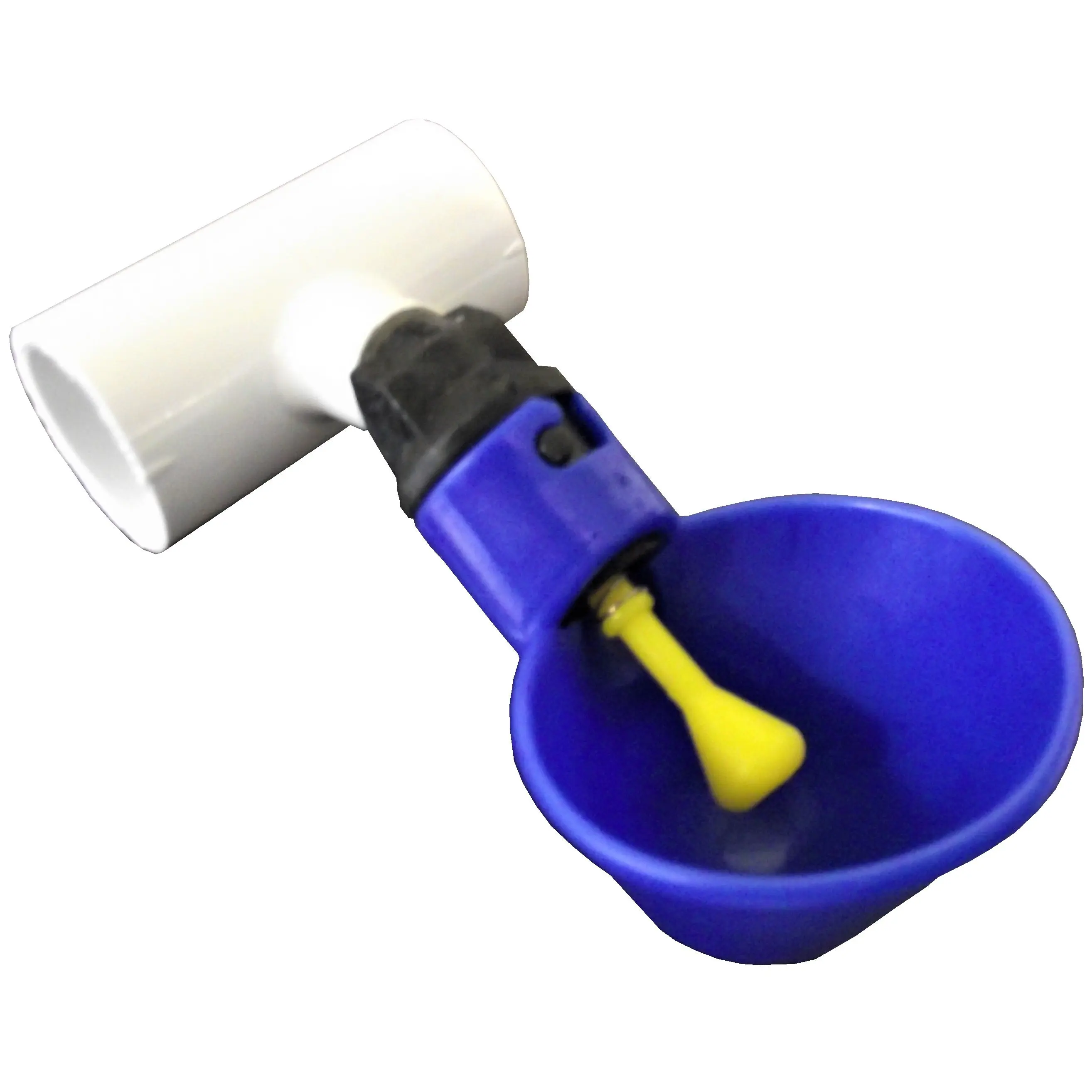 Automatic poultry chicken drinker cup & 1/2" PVC Tee