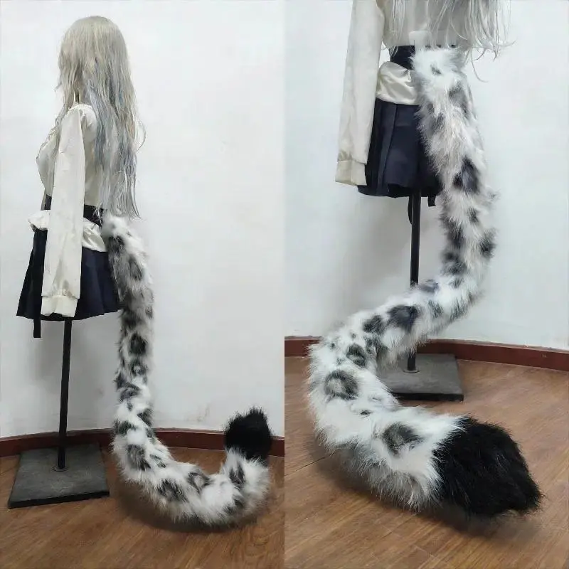 Arknights SilverAsh Pramanix Cliffheart Tail Cosplay Props Furry Long Tail Anime Expo Halloween Carnival Party Roleplay Outfit