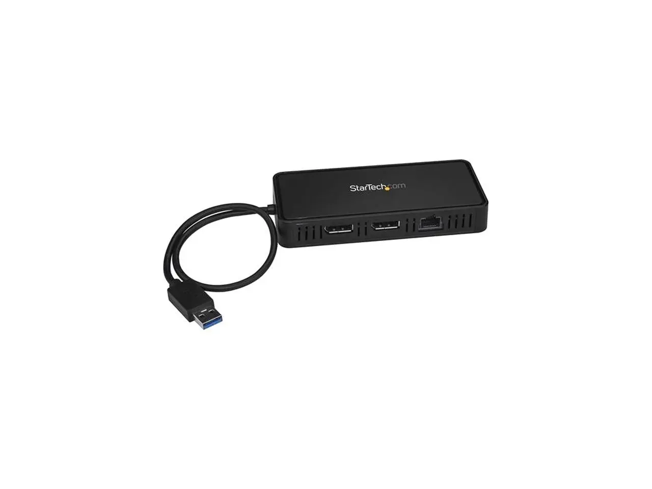 StarTech.com USBA2DPGB USB to Dual DisplayPort - Mini Dock - Mac & Windows - Dual 4K 60Hz - GbE - DisplayPort Hub - Dual Monitor Docking Station