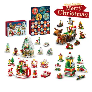 2025 Advent Calendar - 24 Days of Christmas Countdown Blocks - 1099 Pcs 28 model 6-in-1 - STEM Toy Christmas Gifts - For Ages 6+