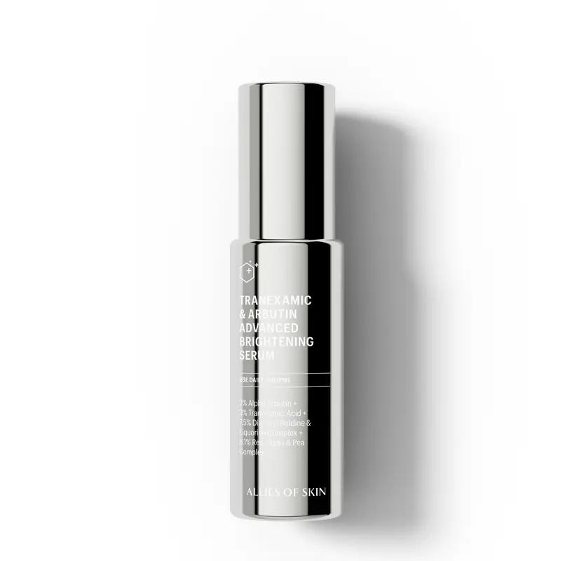 Allies of Skin Tranexamic & Arbutin Advanced Brightening Serum, Daily Use Serum with Moisturizer Benefits for Evening Radiance & Smooth Complexion