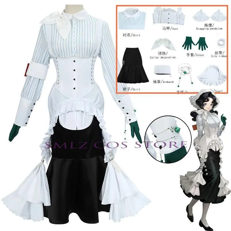 Anjo Nala Cosplay Reverse:1999 Ms. Kimberly Costume Woman Maid Dress Uniform Suit Hallowen Play Role Clothes for Women