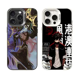 Dabi My H-Hero A-AcademiaS Phone Cases For iPhone 17 Promax Pro Air 16 Plus 15 14 13 12 11 Black White Shockproof Protective Cover Gift For Birthday Christmas Halloween