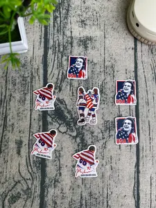 Jack and Quinn Hughes Sticker, Team USA, Patriotic Sticker, Jack Hughes, Golden Goal Hockey Sticker