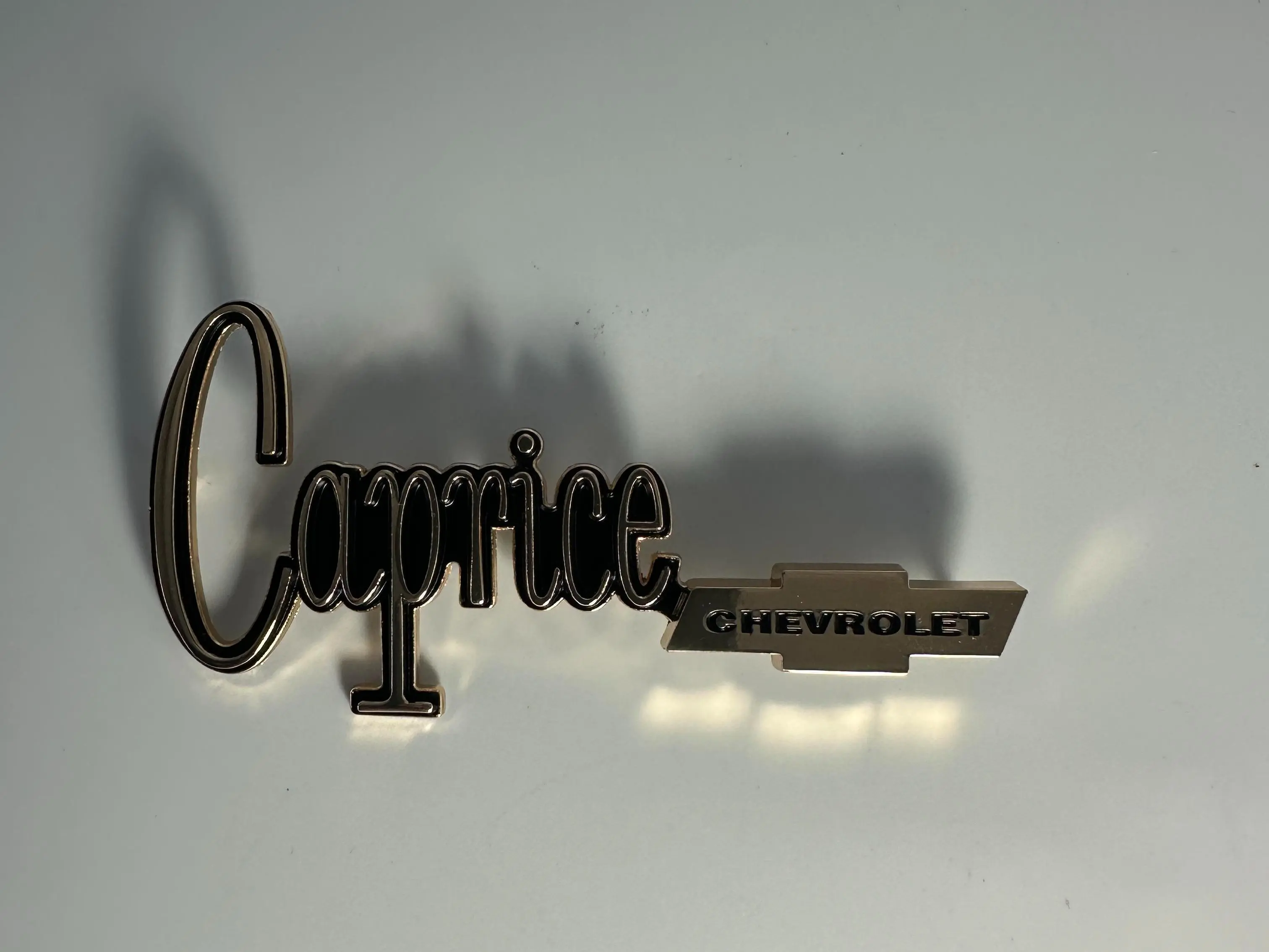Gold Caprice Trunk Emblem Badge 1973-1974 for GM Chevrolet Classic