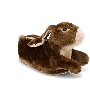 Bunny Slippers for Men and Women - Soft Plush Animal Slippers with Oversized Floppy Ears & Non-Slip Sole - Perfect Cozy Footwear for Home & Kitchen