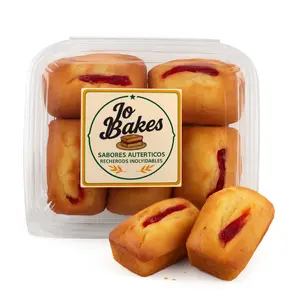 Jo Bakes – Guava & Cheese Mini Cakes | 8ct Family Size Caribbean Snack