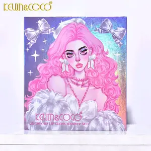 Kevin & Coco 28 Colors Lip Gloss Set - Perfect for Makeup Enthusiasts - Lipstick