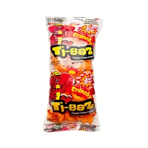 Ti-88z Super Star Crunchy Cheddar Cheese Snack - Bold Cheesy & Deliciously Crunchy Snack - 1 Pack - Jamaican Favorite