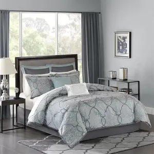 Madison Park  Lavine Jacquard Comforter - Queen