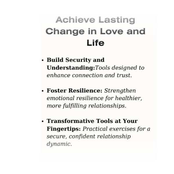 Anxious Attachment Workbook: Your Guide to Transforming Relationship Fears into Confidence and Security in Life and Love: Anxious Attachment Recovery Paperback – March 11, 2024