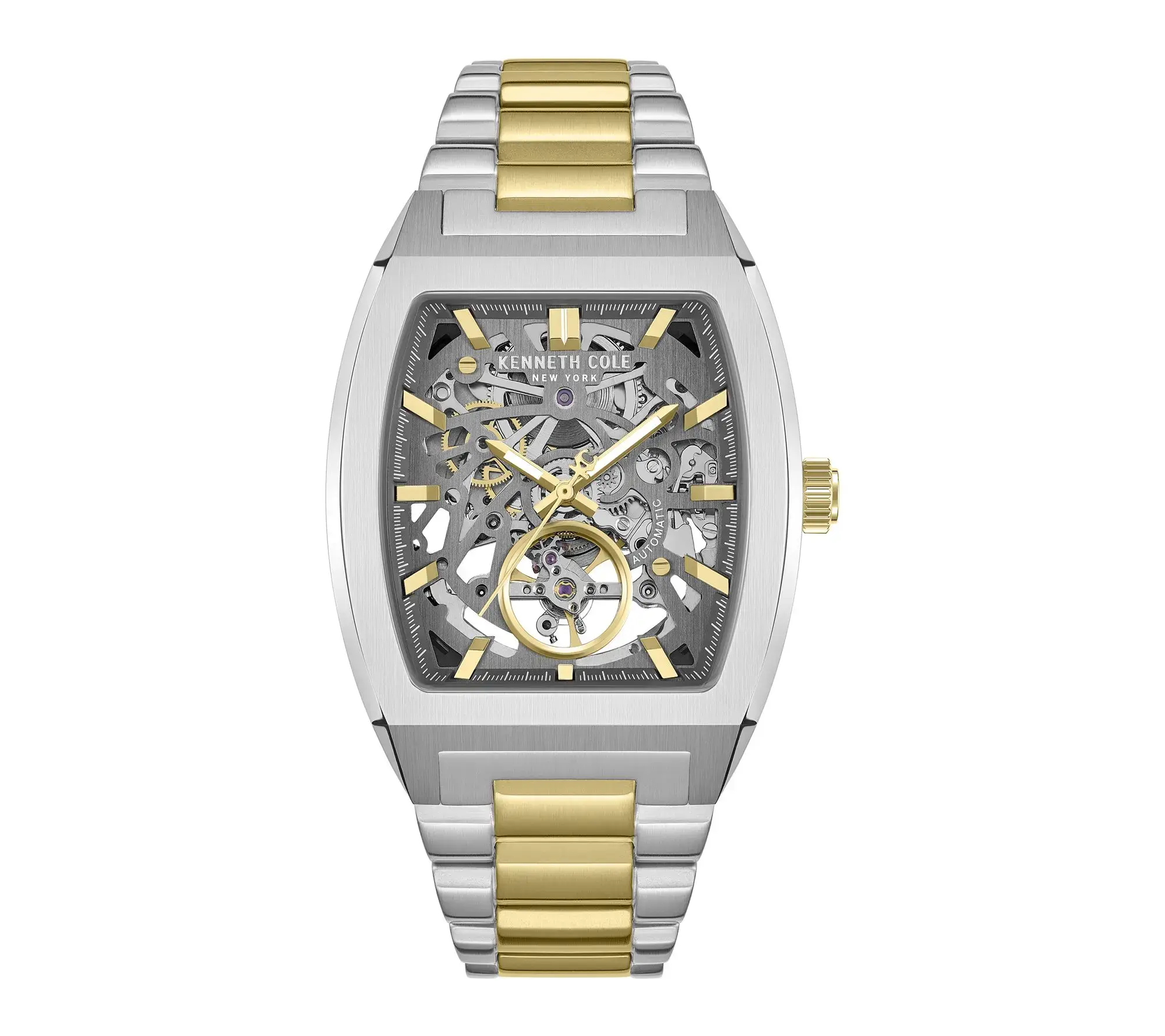 cytime Kenneth Cole New York Men's Automatic Two-ToneWatch