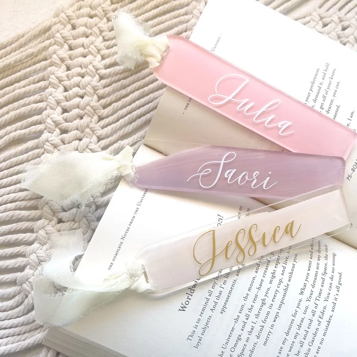 Acrylic Bookmark Blank for DIY craft, UV resin craft, Vinyl craft with Cricut, Cameo Silhouette